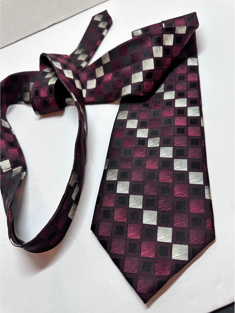 Vintage Daniel Gray 100% Silk Tie